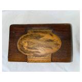 Hand-Carved Wooden Hummingbird & Fish Motif Box Set