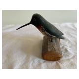 Hand-Carved Wooden Hummingbird & Fish Motif Box Set