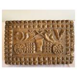 Antique Wooden Mold with Animal Figure - Folk Art Decor