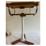 Adjustable Rug Hooking Stand with Sturdy Wooden Base