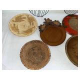 Assorted Decorative and Functional Trays Collection