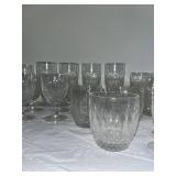 Waterford Elegant Set of Vintage Cut Glassware - Approx 30 Pieces Assorted
