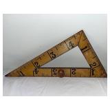 Vintage Measuring Triangle & Matchless Skirt Binding Roll
