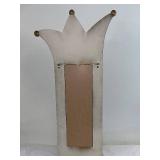 Unique Jester Hat Standing Mirror with Harlequin Pattern