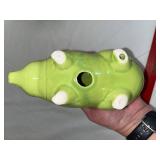 Set of 3 Vintage Ceramic Animal Figurines - Fish, Pig, Red Wing Bob White Bird