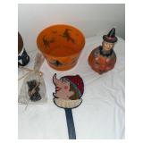 Vintage Easter & Halloween Decorations Lot - Bunny & Pumpkin Figures