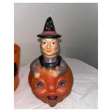 Vintage Easter & Halloween Decorations Lot - Bunny & Pumpkin Figures