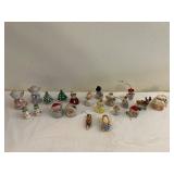 Vintage Ceramic Christmas Ornaments Collection - Angels, Santas, Snowmen