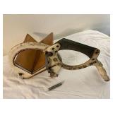 Vintage Raadvad Scandinavian Bread Slicer with Wooden Base