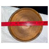 Set of 4 Vintage Wooden Bowls - Rustic Decor