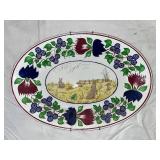Antique Rabbitware Spatterware Platter