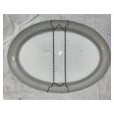 Antique Rabbitware Spatterware Platter