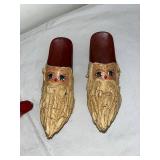 Vintage Christmas Decorative Items Lot - Santa Figurines & Plate