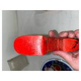 Vintage Christmas Decorative Items Lot - Santa Figurines & Plate