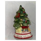 Vintage Christmas Decor Lot with Figurines, Tree, and Utensils