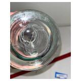 Clear Glass Pitcher with Lid Set