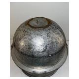 Large Vintage Metal Mixing Bowl Pot with Handles