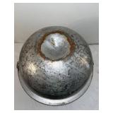 Large Vintage Metal Mixing Bowl Pot with Handles