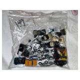 Mixed Lot: Disney Finger Puppets, Toy Cars, Handmade Bowl