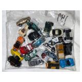 Mixed Lot: Disney Finger Puppets, Toy Cars, Handmade Bowl