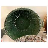 Collection of Woven Baskets - Mixed Materials and Colors