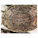 Collection of Woven Baskets - Mixed Materials and Colors