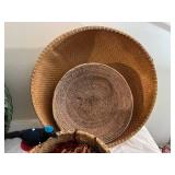 Collection of Woven Baskets - Mixed Materials and Colors