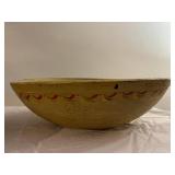 Pair of Large Vintage Wooden Bowls