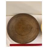 Pair of Large Vintage Wooden Bowls