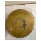 Pair of Large Vintage Wooden Bowls