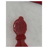 Vintage Needlepoint, Peg Dolls, Wire Chairs, Utensils Lot