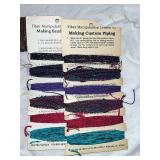 Mixed Lot of Fiber Arts Supplies - Yarn, Thread, Embellishments