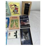 Mixed Lot of 10 Books & Note Cards - Mystery, Fiction, Non-Fiction