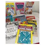 Mixed Lot of Puzzle Books, Coloring Books, and Notepads