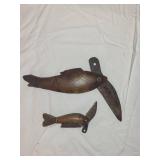 Antique Scandinavian Fish-Shaped Knives - Set of 2