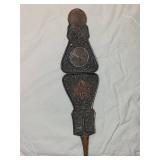 Antique Bellows with Carved Detail - Marked c1741