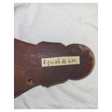 Antique Bellows with Carved Detail - Marked c1741