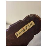 Antique Bellows with Carved Detail - Marked c1741