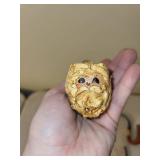 Set of Handmade Santa Face Smoking Pipes - Unique Collectible