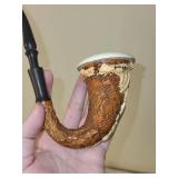 Set of Handmade Santa Face Smoking Pipes - Unique Collectible