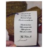 Lot of Handmade Fabric Pincushions, Patchwork Stars & Knitted Bear