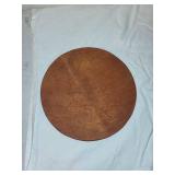 Vintage Tramp Art Wooden Bowl Handcrafted Folk Art