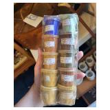 Set of 8 Natural Pigments 35ml Each for Art & Crafts