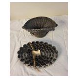 Antique Chocolate Mold and Pastry Cutter Set