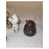 Lot of 5 Unique Novelty Collectible Bells with Bird Themes