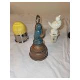 Lot of 5 Unique Novelty Collectible Bells with Bird Themes
