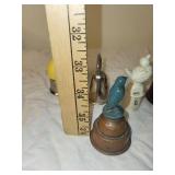 Lot of 5 Unique Novelty Collectible Bells with Bird Themes