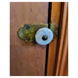 Vintage Wooden Cabinet with Carved Bird Detail - CONTENTS NOT INCLUDED