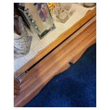 Vintage Wooden Cabinet with Carved Bird Detail - CONTENTS NOT INCLUDED