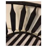 Large Black Wooden Basket Home Decor